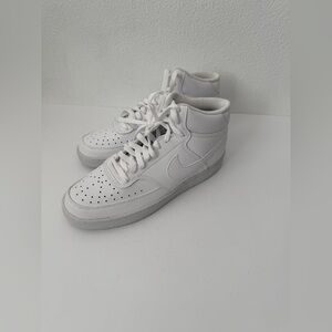 Nike Court Vision Mid Men's White Basketball Shoes, DN3577-100 Size 8